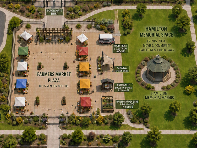 Farmers & Vendor Market Space